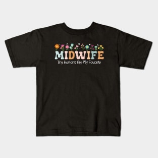 Funny Midwife Doula Midwifery Future Midwife Nurse Kids T-Shirt